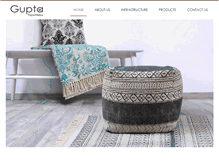 Tablet Screenshot of guptatex.com